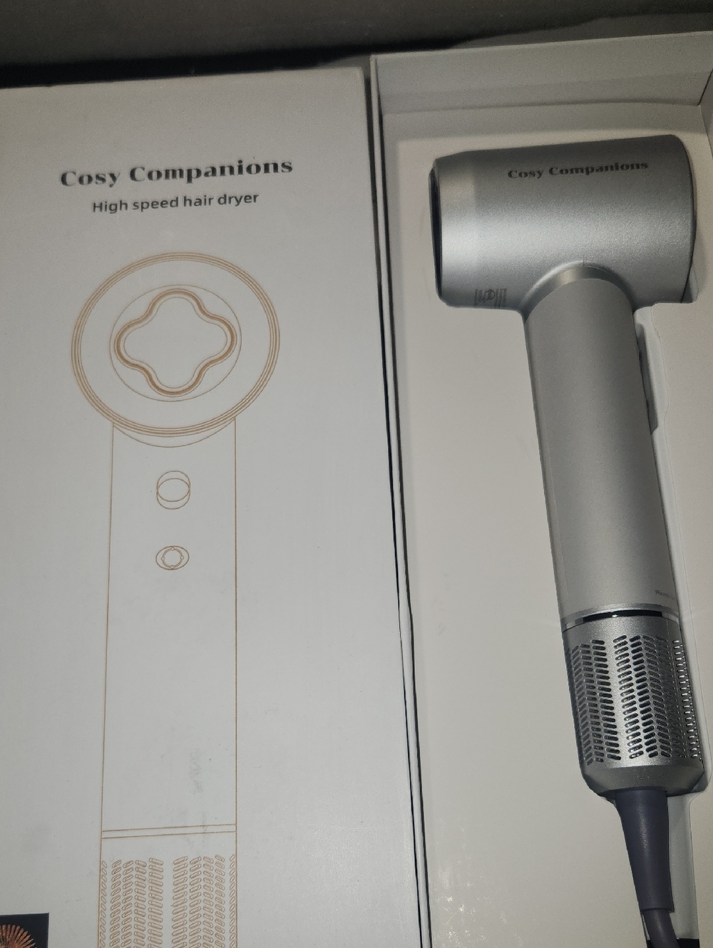 Silver High-Speed Hair Dryer